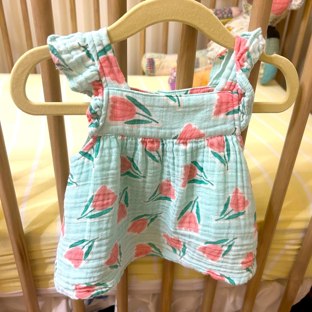 Angel Dear Linen Matching Set 3-6 mos